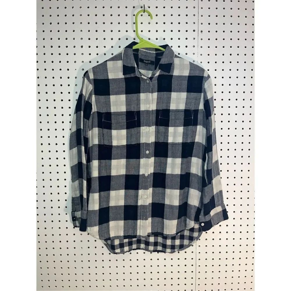 Madewell button down flannel shirt